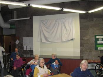 Inaugurazione quadro intitolato "Primavera"