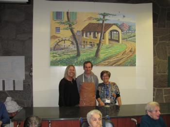 Inaugurazione quadro intitolato "Primavera"