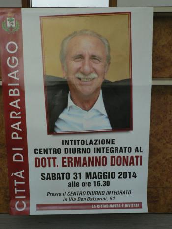 Intitolazione del Centro Diurno anno 2014