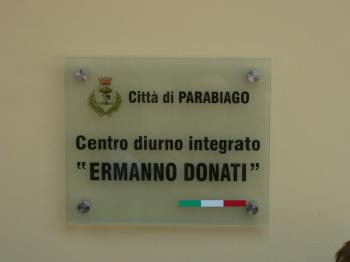 Intitolazione del Centro Diurno anno 2014