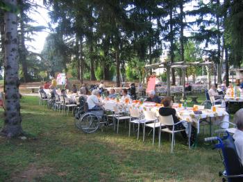 Cena nel parco